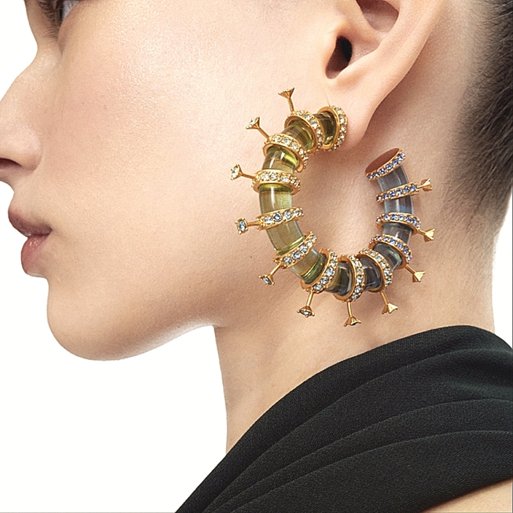Schiaparelli Gradient Earrings - Picture 1 of 13